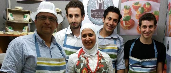 razan-alsous and the Yorkshire Dama Cheese team